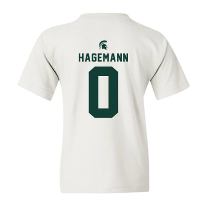 Michigan State - NCAA Women's Basketball : Damiya Hagemann - Classic Shersey Youth T-Shirt-1