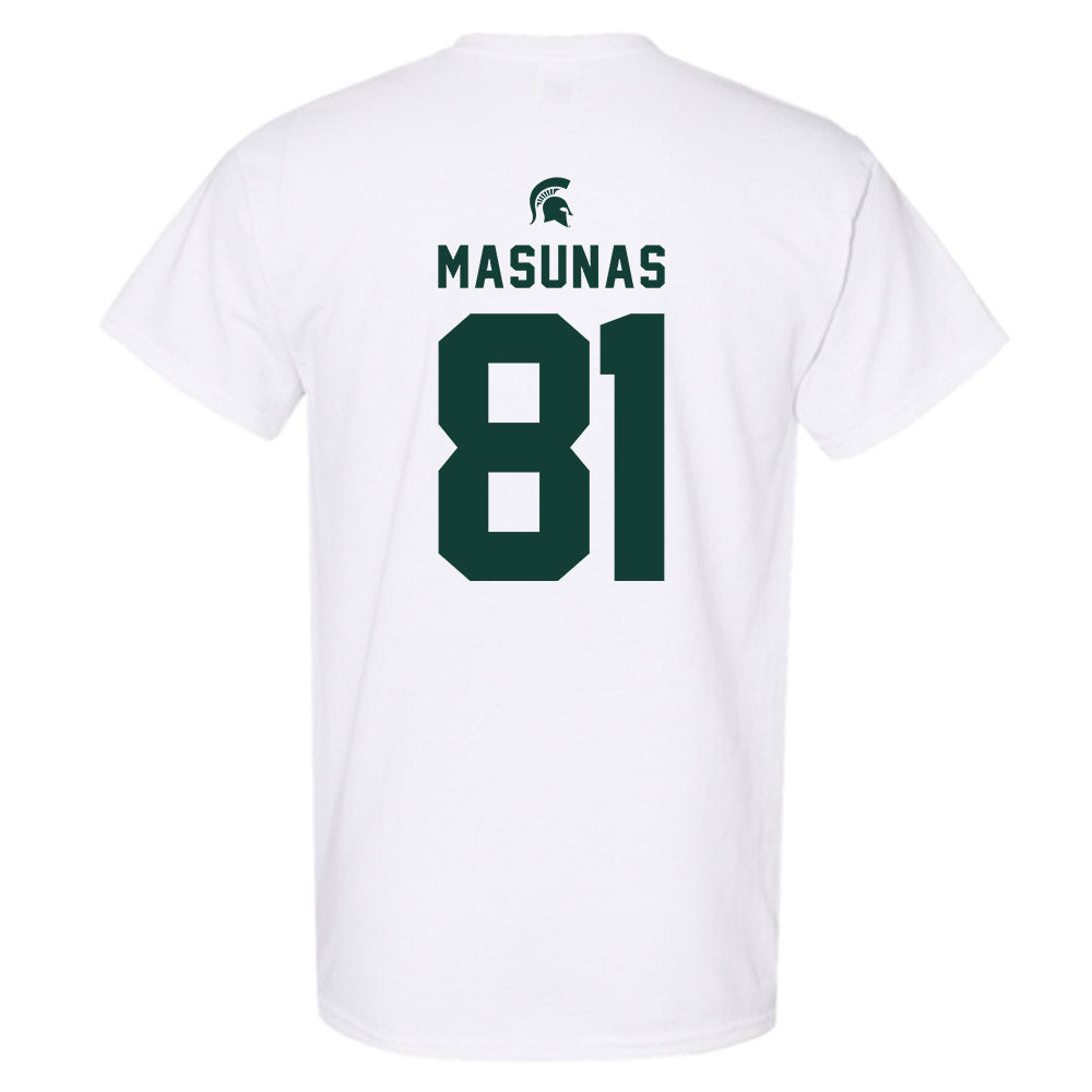 Michigan State - NCAA Football : Michael Masunas - Classic Shersey T-Shirt-1