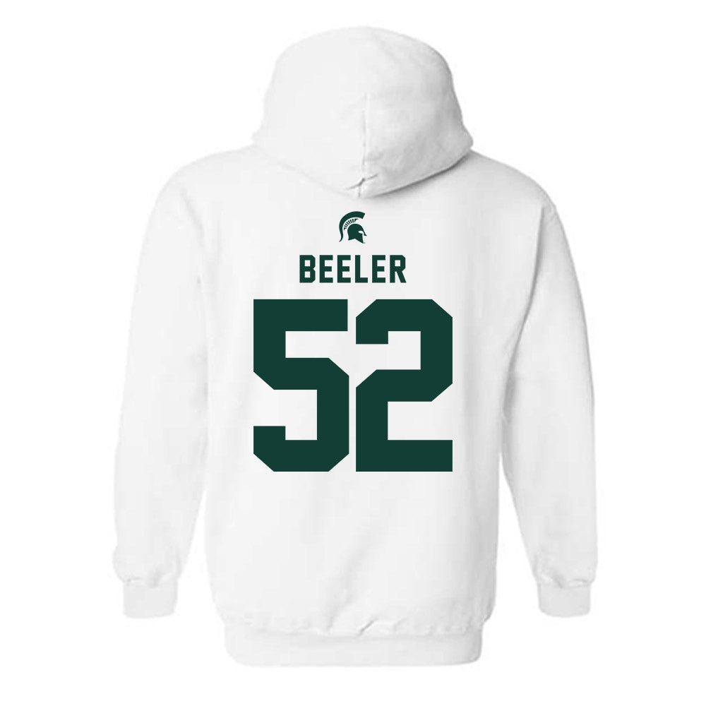 Michigan State - NCAA Football : Mikeshun Beeler - Classic Shersey Hooded Sweatshirt-1