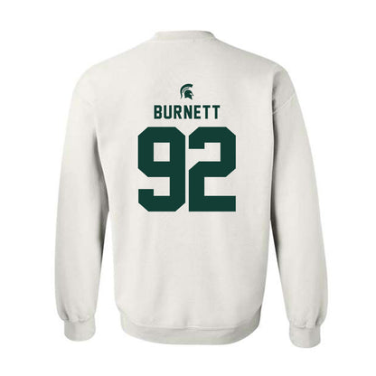 Michigan State - NCAA Football : Kekai Burnett - Classic Shersey Crewneck Sweatshirt-1