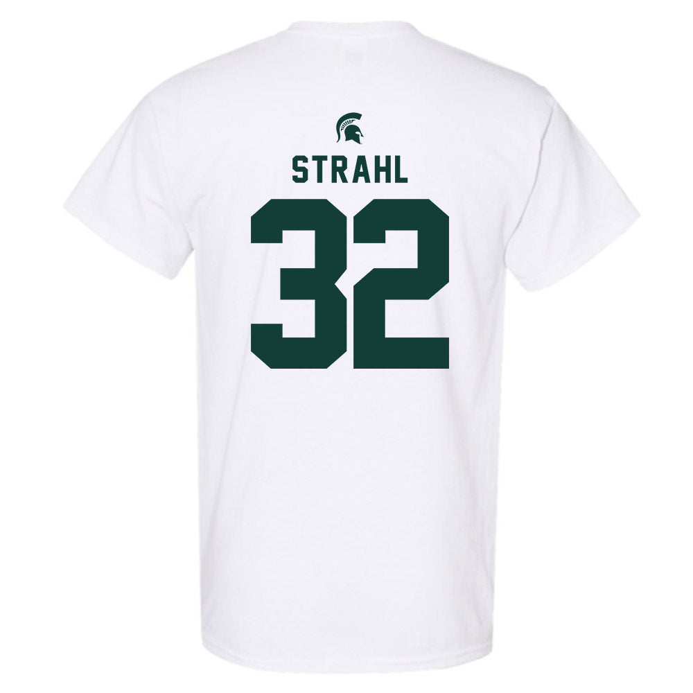 Michigan State - NCAA Men's Ice Hockey : Melvin Strahl - Classic Shersey T-Shirt-1
