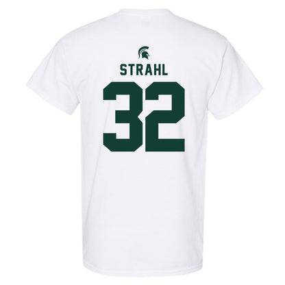 Michigan State - NCAA Men's Ice Hockey : Melvin Strahl - Classic Shersey T-Shirt-1