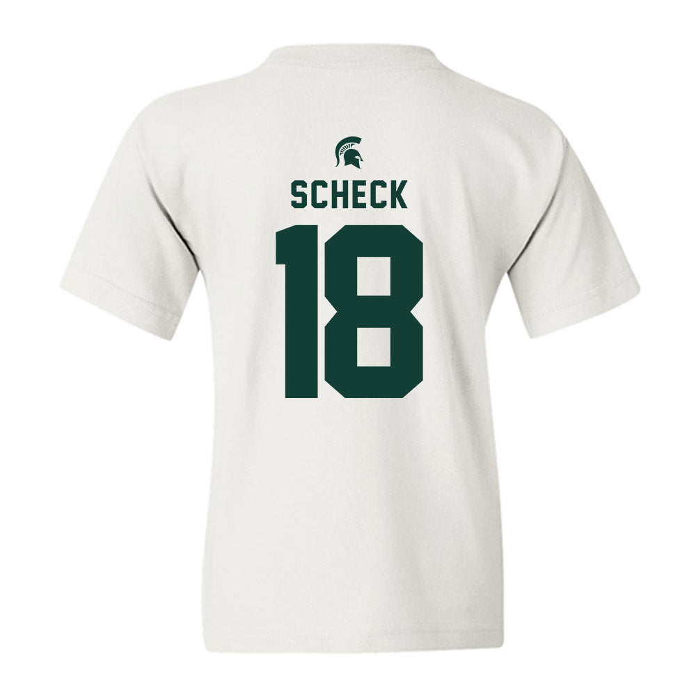 Michigan State - NCAA Women's Volleyball : Breccan Scheck - Classic Shersey Youth T-Shirt-1