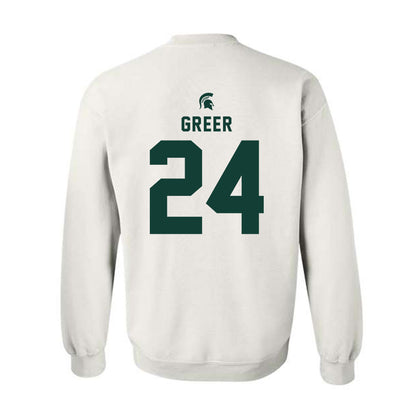 Michigan State - NCAA Softball : Hannah Greer - Classic Shersey Crewneck Sweatshirt-1