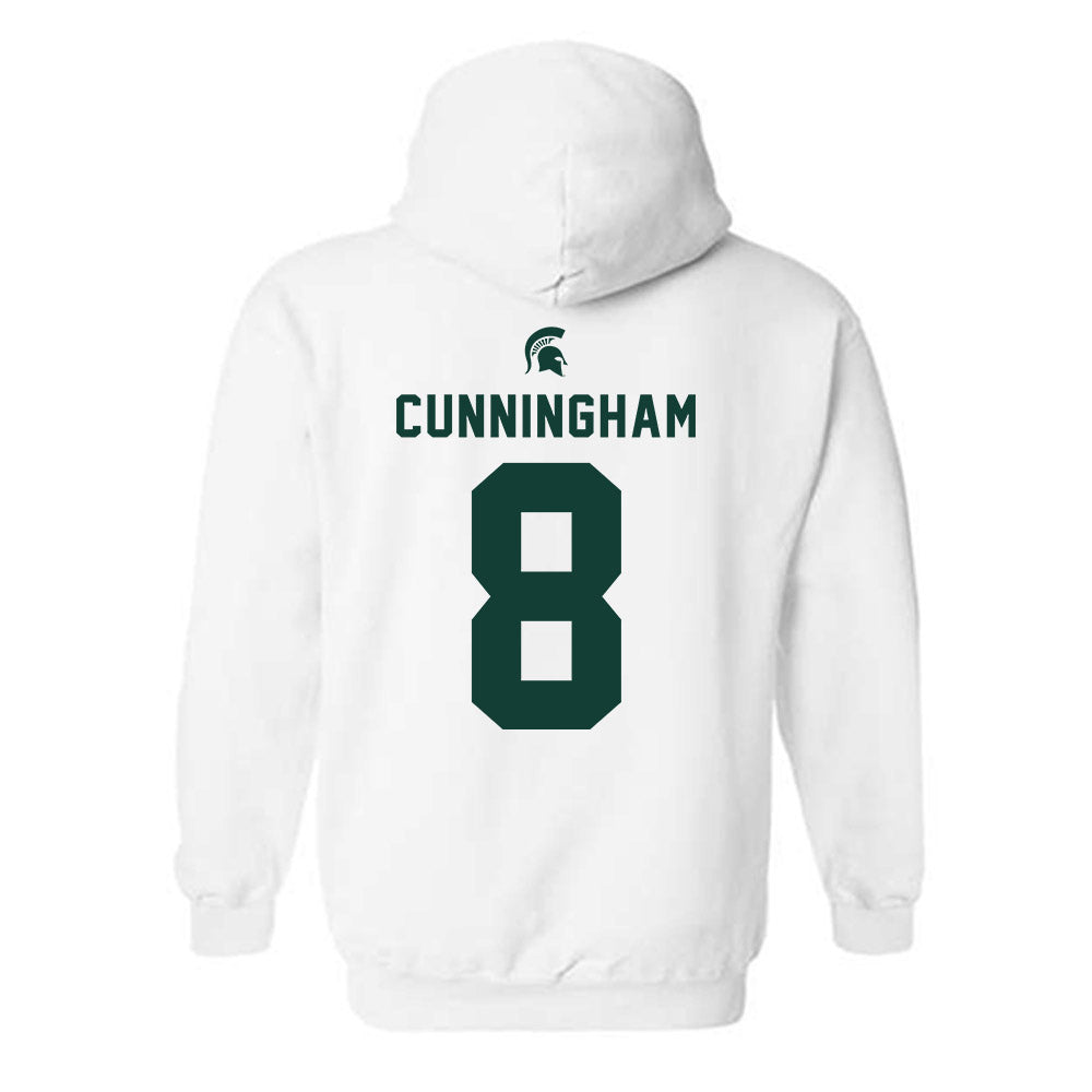 Michigan State - NCAA Softball : Ella Cunningham - Classic Shersey Hooded Sweatshirt-1