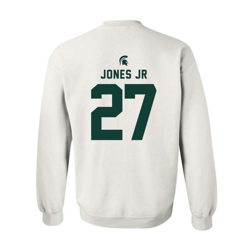 Michigan State - NCAA Football : Darrin Jones Jr - Classic Shersey Crewneck Sweatshirt-1