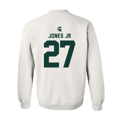 Michigan State - NCAA Football : Darrin Jones Jr - Classic Shersey Crewneck Sweatshirt-1