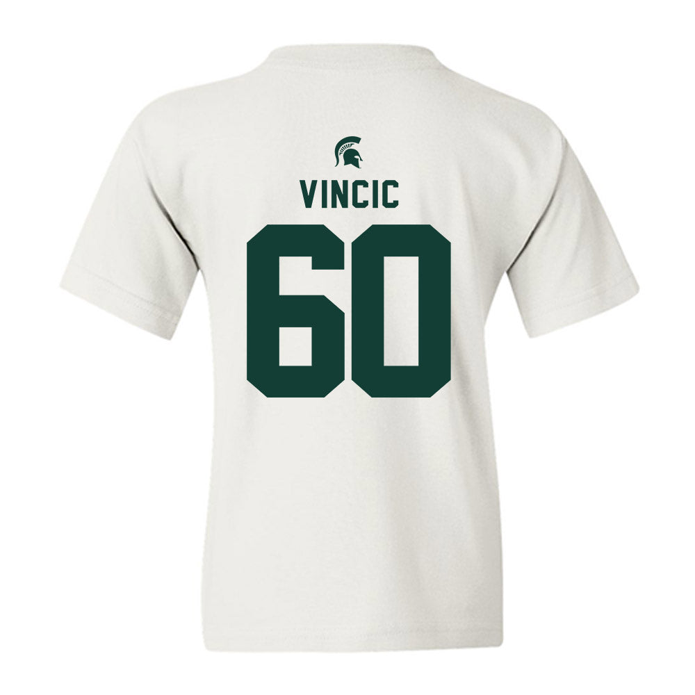 Michigan State - NCAA Football : Luka Vincic - Classic Shersey Youth T-Shirt-1