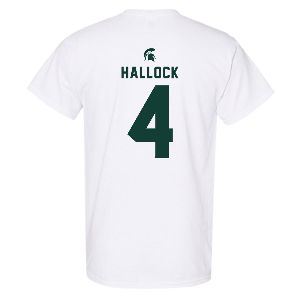 Michigan State - NCAA Women's Basketball : Theryn Hallock - Classic Shersey T-Shirt-1