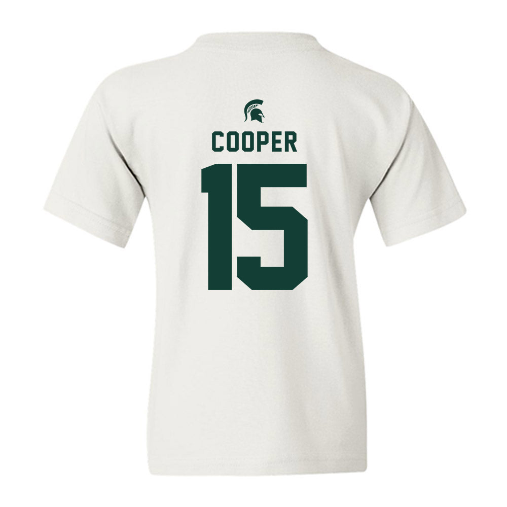 Michigan State - NCAA Men's Basketball : Carson Cooper - Classic Shersey Youth T-Shirt-1