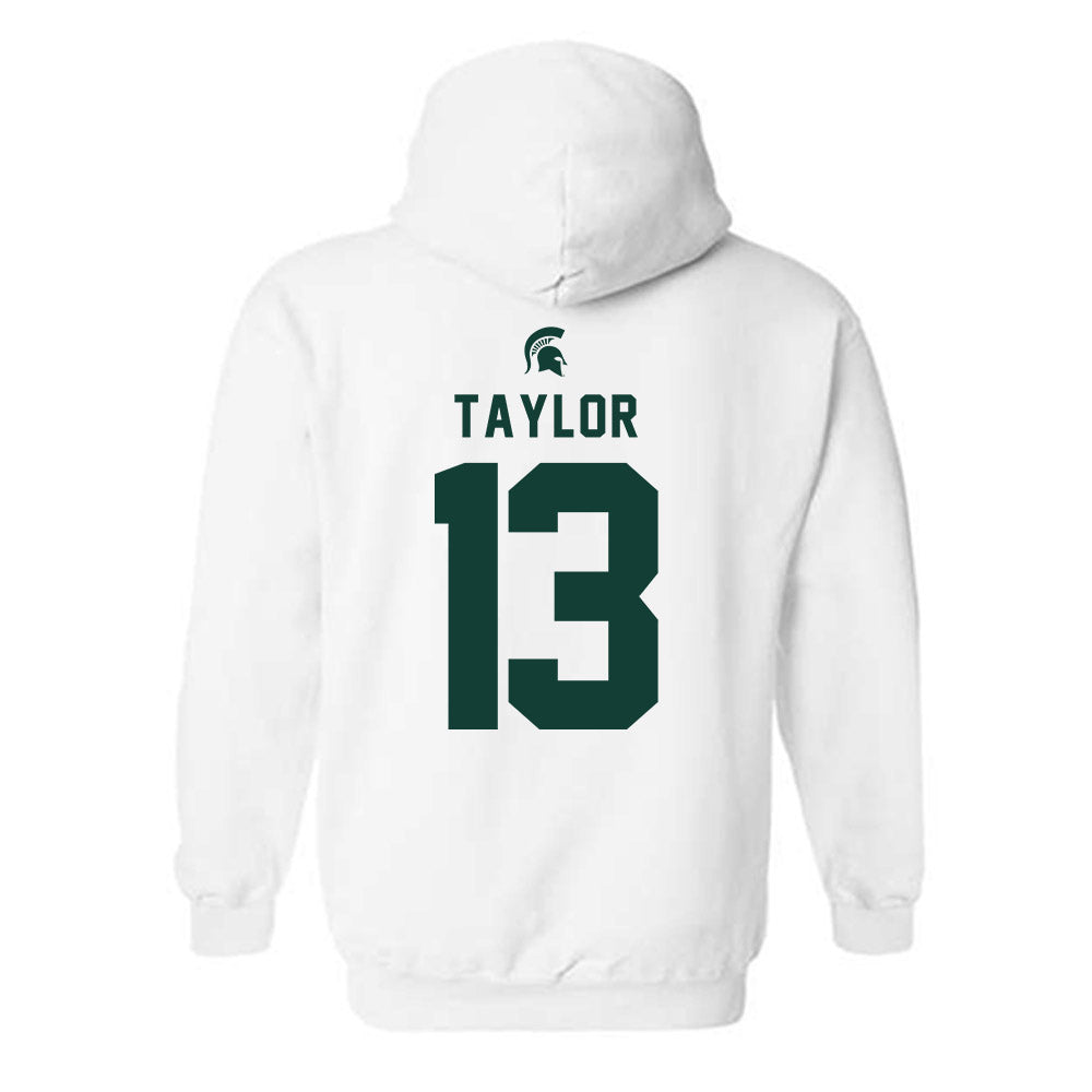 Michigan State - NCAA Softball : Madison Taylor - Classic Shersey Hooded Sweatshirt-1