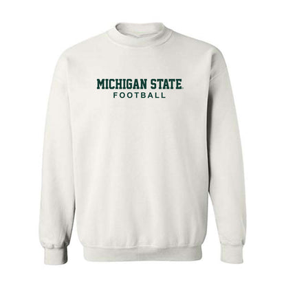 Michigan State - NCAA Football : Luke Newman - Classic Shersey Crewneck Sweatshirt-0