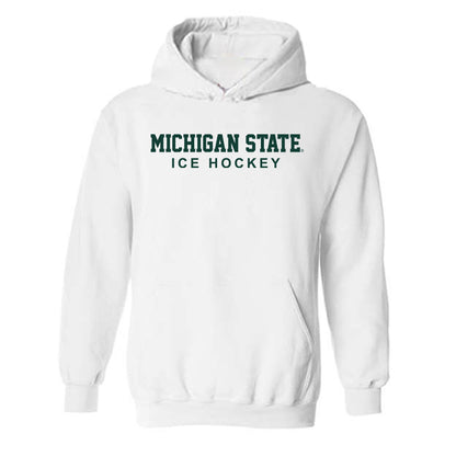 Michigan State - NCAA Men's Ice Hockey : Reed Lebster - Classic Shersey Hooded Sweatshirt-0