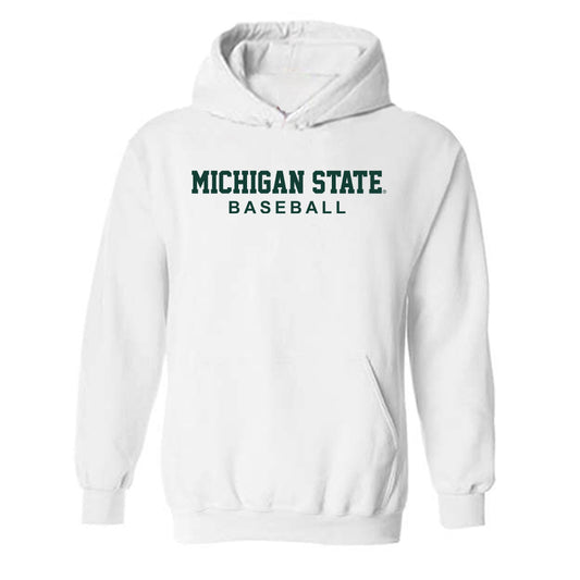 Michigan State - NCAA Baseball : Tate Farquhar - Classic Shersey Hooded Sweatshirt-0