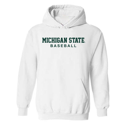 Michigan State - NCAA Baseball : Brady Chambers - Classic Shersey Hooded Sweatshirt-0