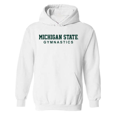 Michigan State - NCAA Women's Gymnastics : Lilia Cosman - Classic Shersey Hooded Sweatshirt-0