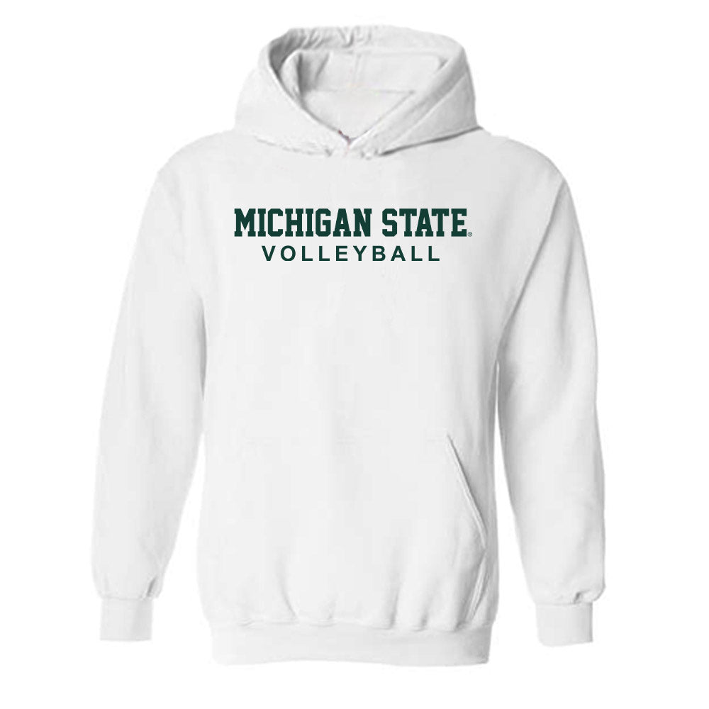 Michigan State - NCAA Women's Volleyball : Karolina Staniszewska - Classic Shersey Hooded Sweatshirt-0