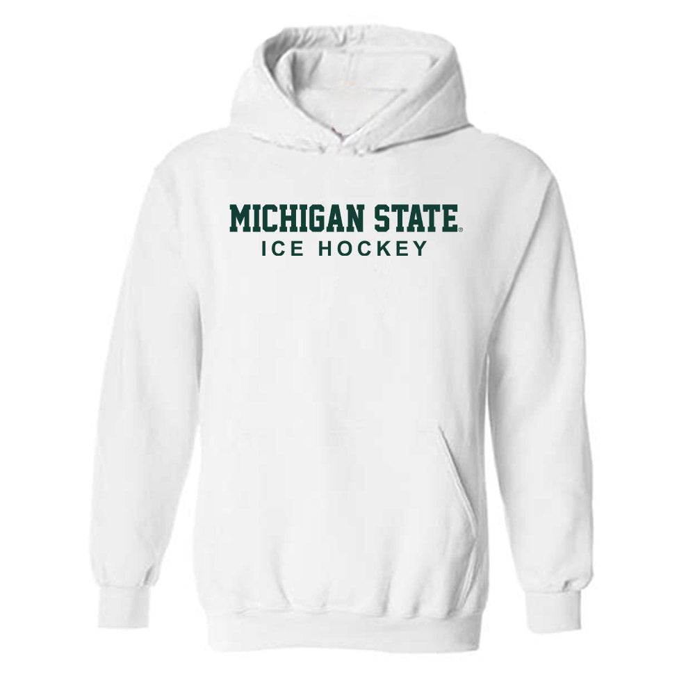 Michigan State - NCAA Men's Ice Hockey : Matt Lahey - Classic Shersey Hooded Sweatshirt-0