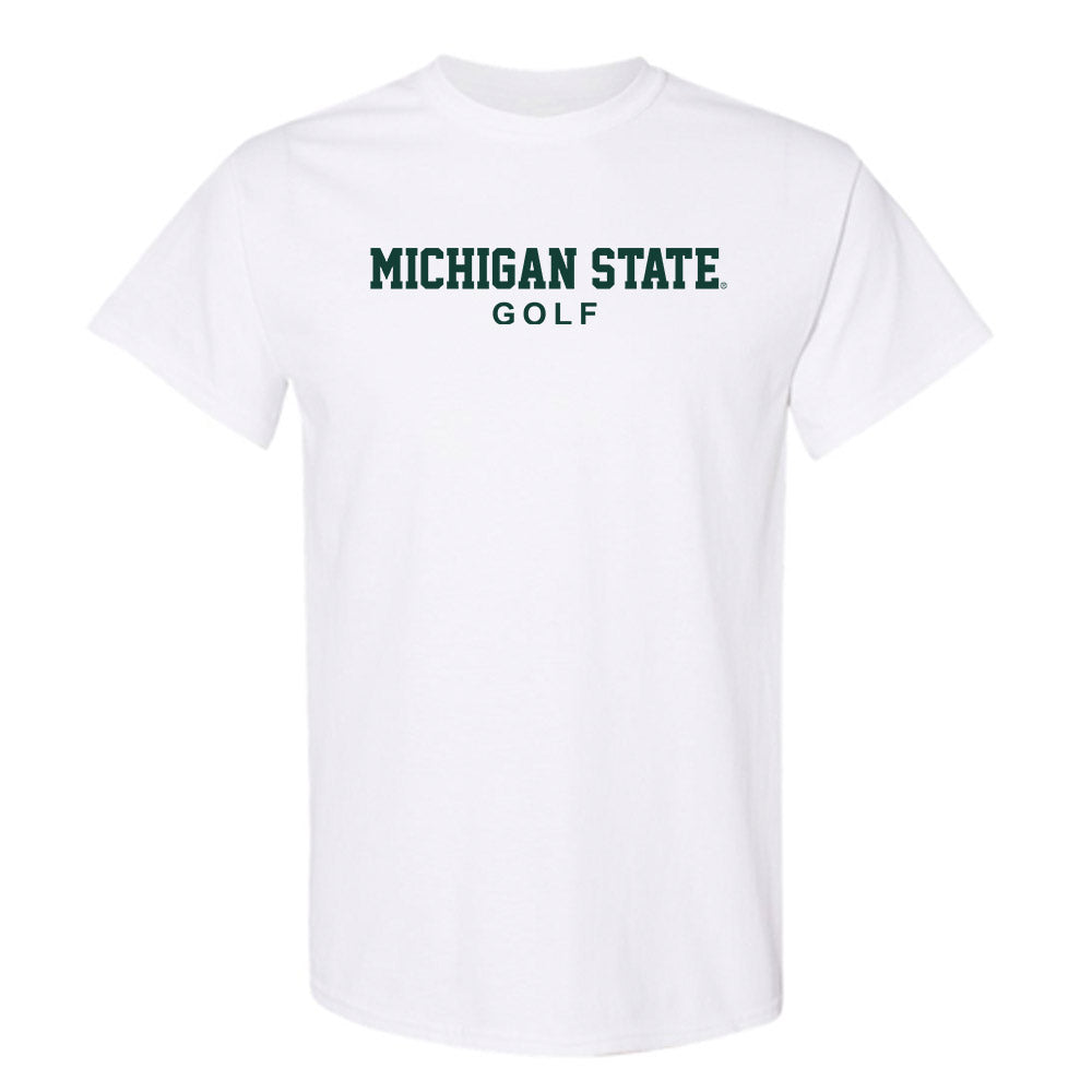 Michigan State - NCAA Men's Golf : August Meekhof - Classic Shersey T-Shirt-0