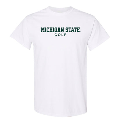 Michigan State - NCAA Men's Golf : August Meekhof - Classic Shersey T-Shirt-0