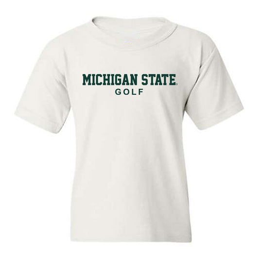 Michigan State - NCAA Men's Golf : August Meekhof - Classic Shersey Youth T-Shirt-0