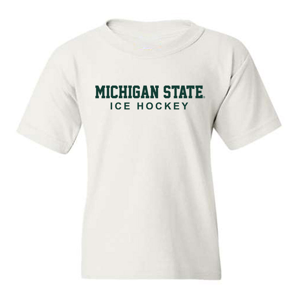 Michigan State - NCAA Men's Ice Hockey : Austin Baker - Classic Shersey Youth T-Shirt-0