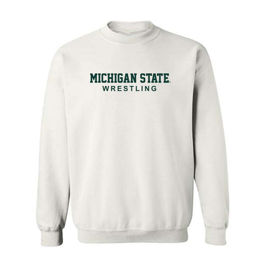 Michigan State - NCAA Wrestling : Duke Myers - Classic Shersey Crewneck Sweatshirt-0