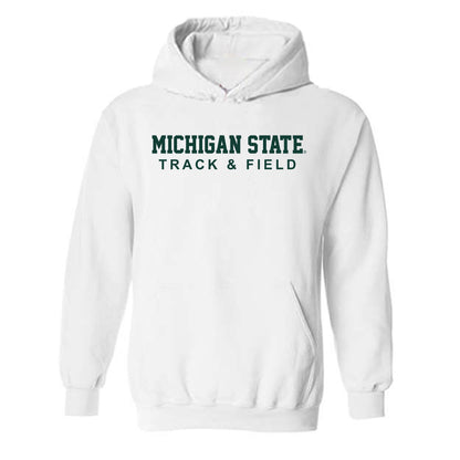 Michigan State - NCAA Men's Track & Field : Carter Bissell - Classic Shersey Hooded Sweatshirt-0