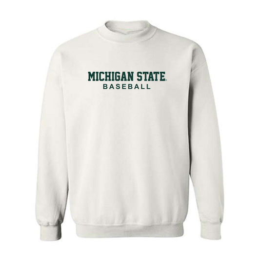 Michigan State - NCAA Baseball : Gannon Grundman - Classic Shersey Crewneck Sweatshirt-0