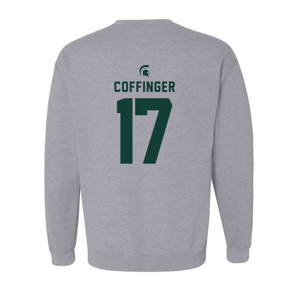 Michigan State - NCAA Softball : Ava Coffinger - Generic Shersey Crewneck Sweatshirt-1