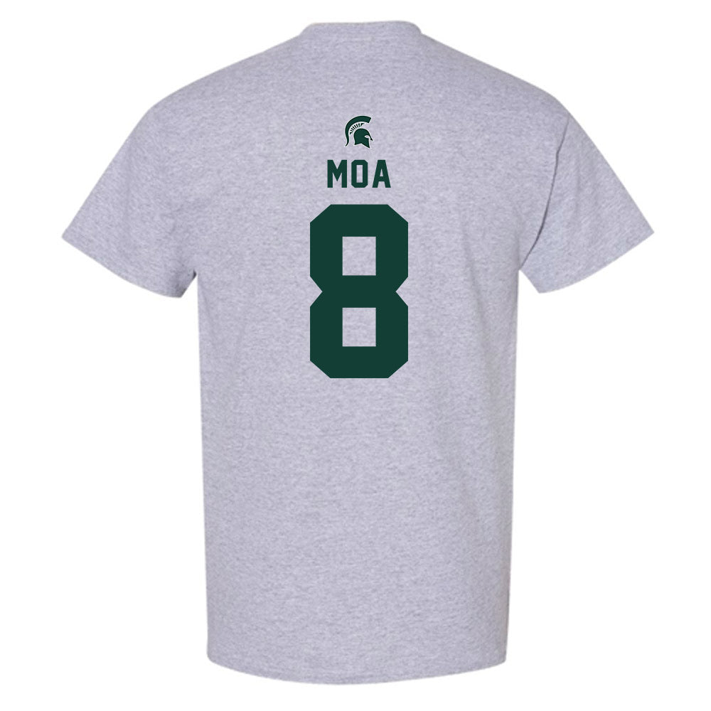 Michigan State - NCAA Football : Aisea Moa - Generic Shersey T-Shirt-1