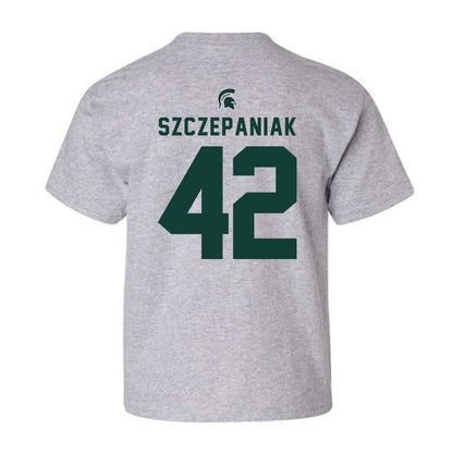 Michigan State - NCAA Baseball : Ryan Szczepaniak - Generic Shersey Youth T-Shirt