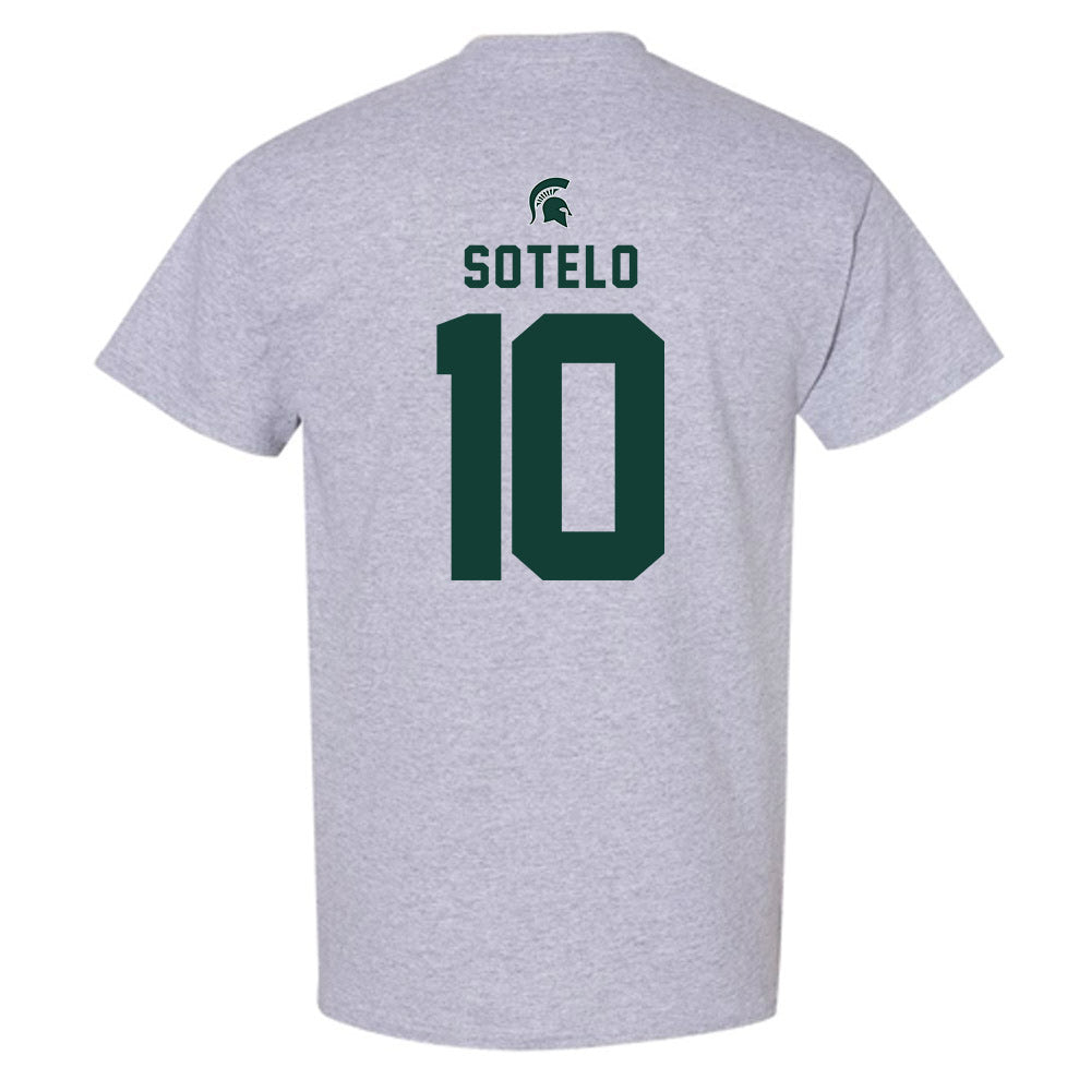 Michigan State - NCAA Women's Basketball : Ines Sotelo - Generic Shersey T-Shirt-1