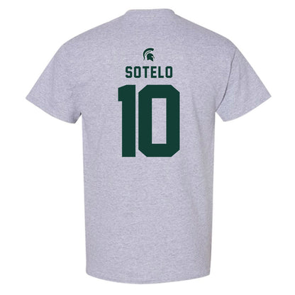Michigan State - NCAA Women's Basketball : Ines Sotelo - Generic Shersey T-Shirt-1