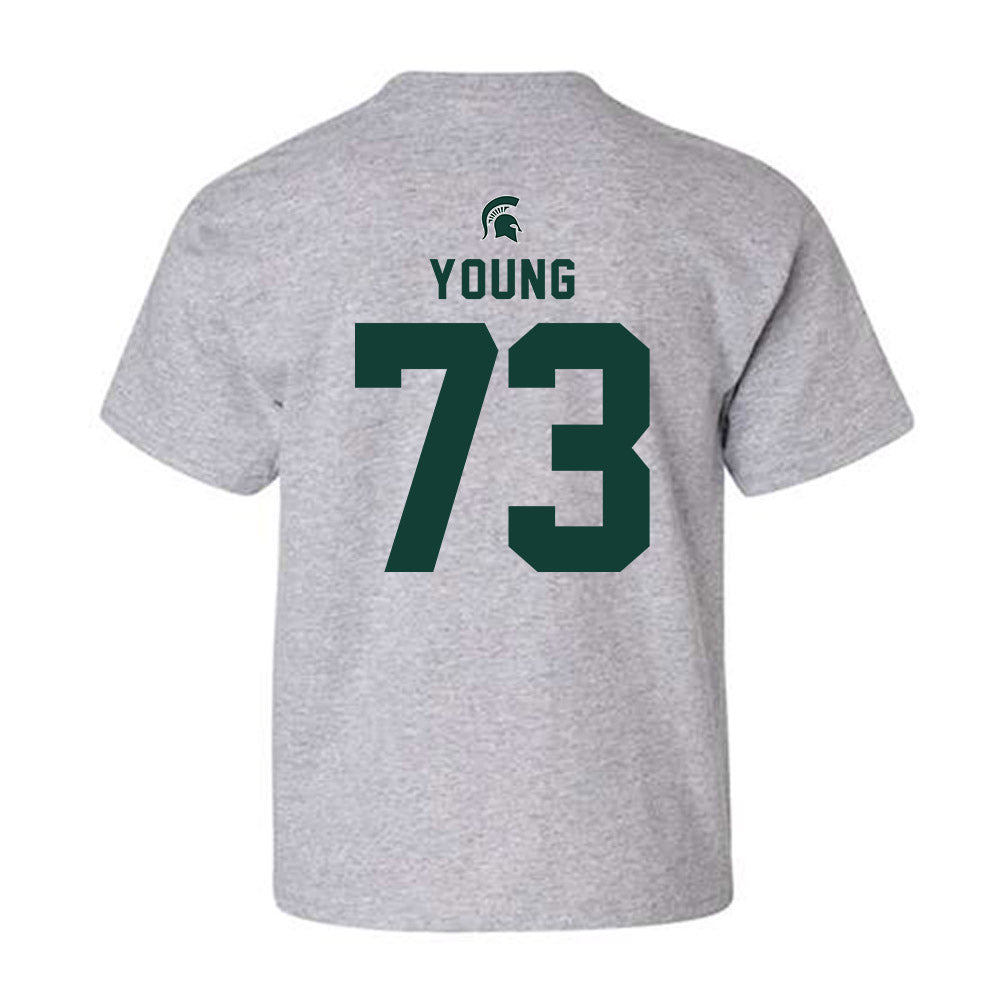 Michigan State - NCAA Football : Rustin Young - Generic Shersey Youth T-Shirt-1