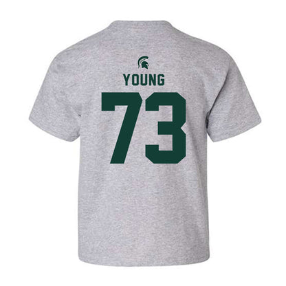 Michigan State - NCAA Football : Rustin Young - Generic Shersey Youth T-Shirt-1