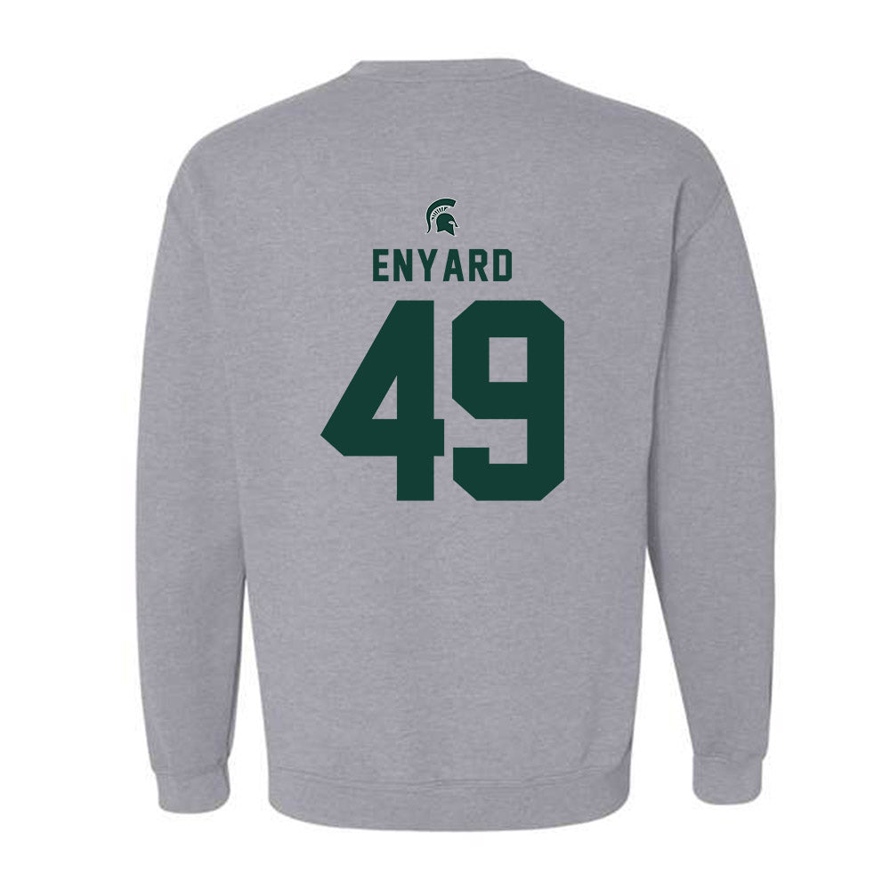 Michigan State - NCAA Football : Carter Enyard - Generic Shersey Crewneck Sweatshirt