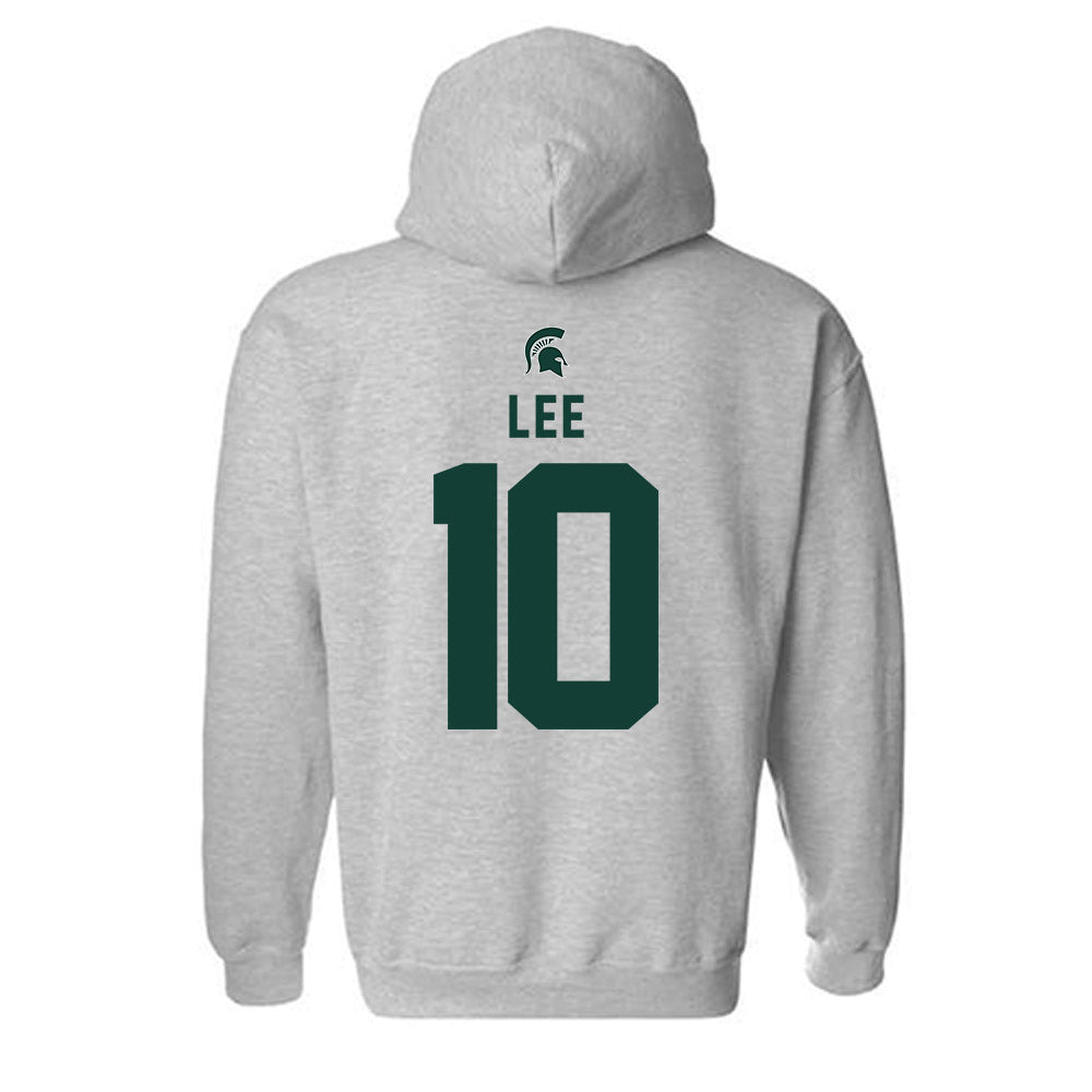 Michigan State - NCAA Softball : Macy Lee - Generic Shersey Hooded Sweatshirt-1