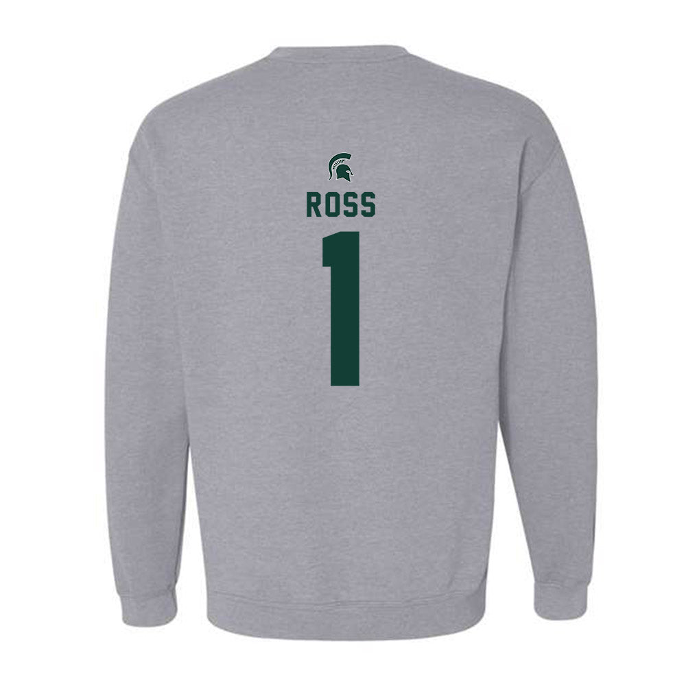 Michigan State - NCAA Softball : Alexis Ross - Generic Shersey Crewneck Sweatshirt