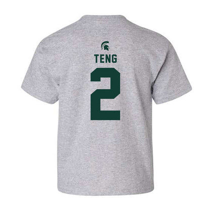 Michigan State - NCAA Men's Basketball : Kur Teng - Generic Shersey Youth T-Shirt-1