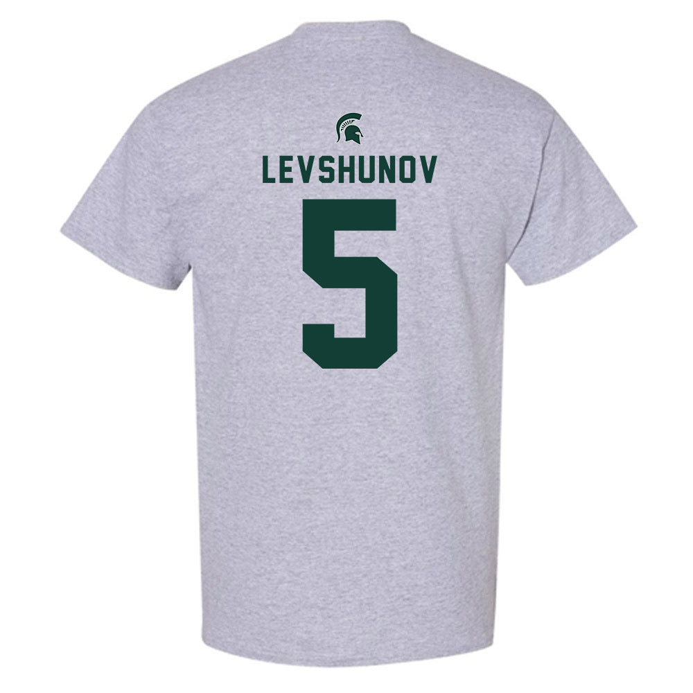 Michigan State - NCAA Men's Ice Hockey : Artyom Levshunov - Generic Shersey T-Shirt-1