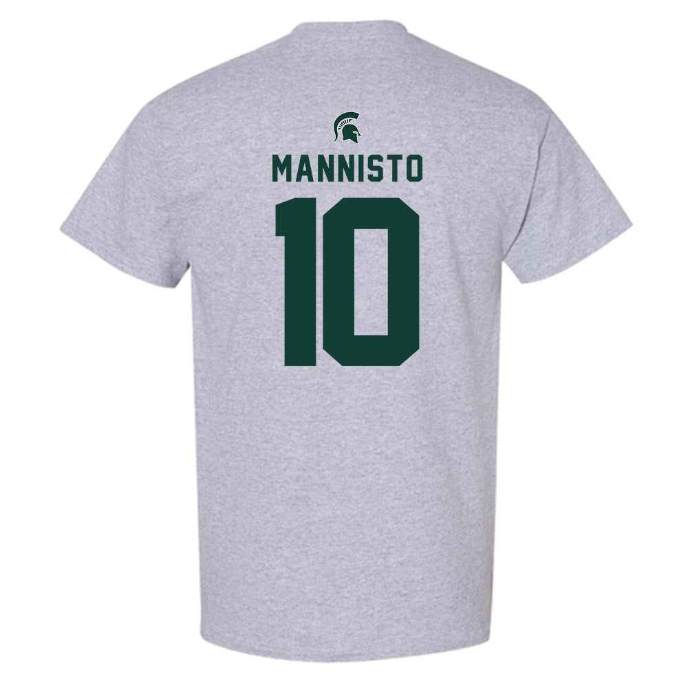 Michigan State - NCAA Men's Ice Hockey : Tommi Mannisto - Generic Shersey T-Shirt-1