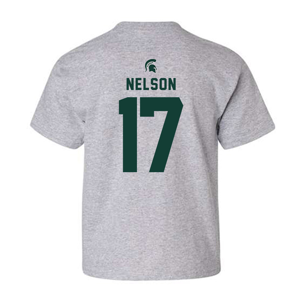 Michigan State - NCAA Men's Ice Hockey : Kaden Nelson - Generic Shersey Youth T-Shirt-1