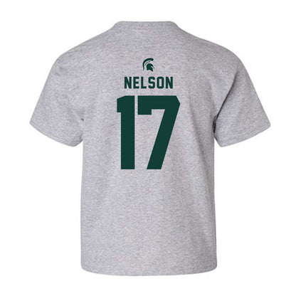 Michigan State - NCAA Men's Ice Hockey : Kaden Nelson - Generic Shersey Youth T-Shirt-1