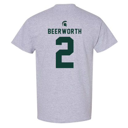 Michigan State - NCAA Women's Soccer : Sofia Beerworth - Generic Shersey T-Shirt-1
