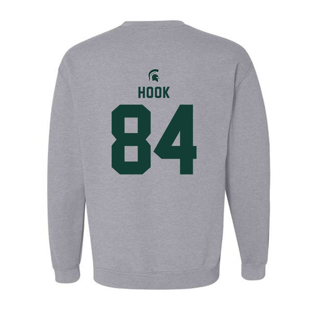 Michigan State - NCAA Football : Wyatt Hook - Generic Shersey Crewneck Sweatshirt