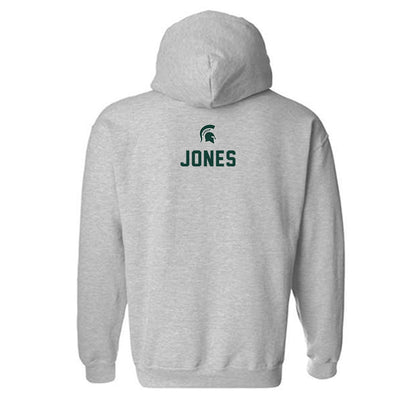 Michigan State - NCAA Women's Track & Field : Margaret Jones - Generic Shersey Hooded Sweatshirt