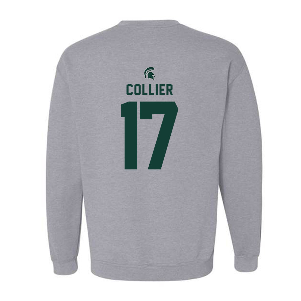 Michigan State - NCAA Football : Braylon Collier - Generic Shersey Crewneck Sweatshirt-1