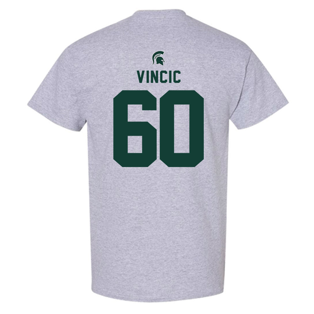 Michigan State - NCAA Football : Luka Vincic - Generic Shersey T-Shirt-1