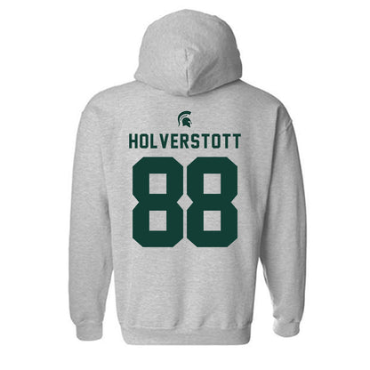 Michigan State - NCAA Softball : Sophie Holverstott - Generic Shersey Hooded Sweatshirt-1